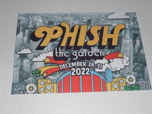 Amazon.com: Phish Trey Anastasio 2022 Madison Square Garden NYC